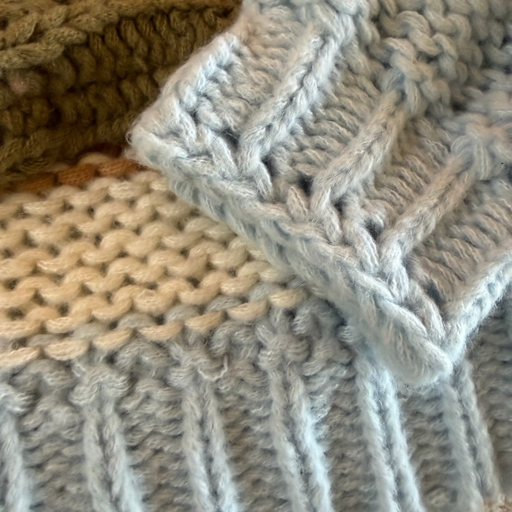 Miss Lola Pastel Striped Knit Sweater - Picture 5 of 6